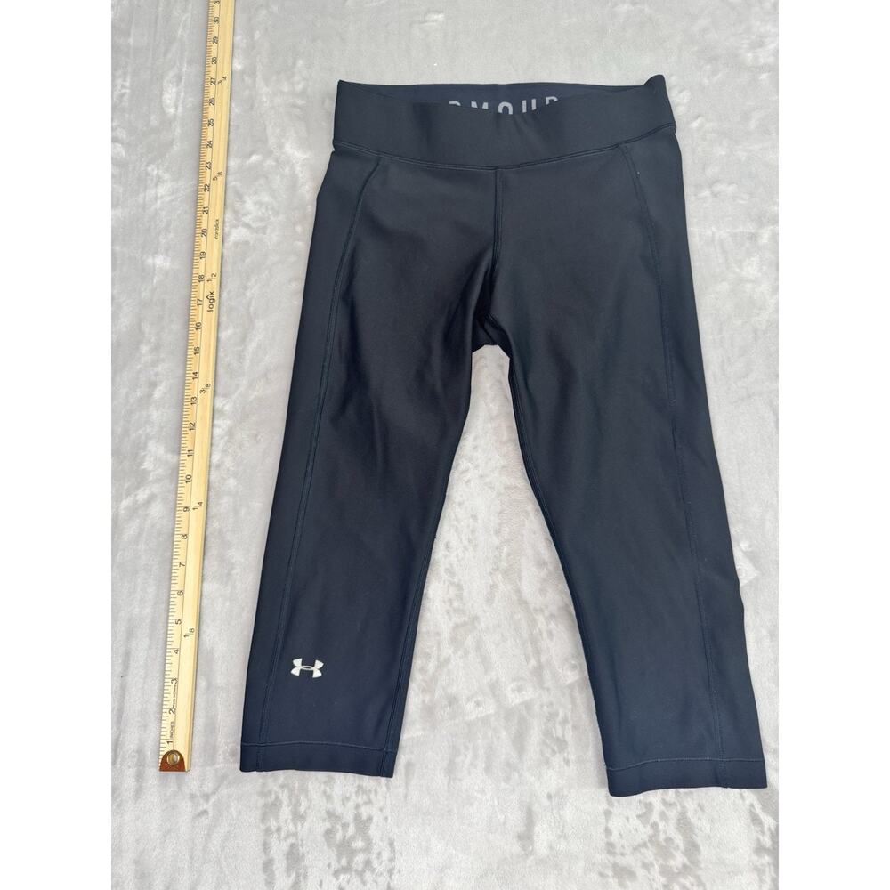 Under Armour Heatgear Women's Leggings Crop Medium Black Thick